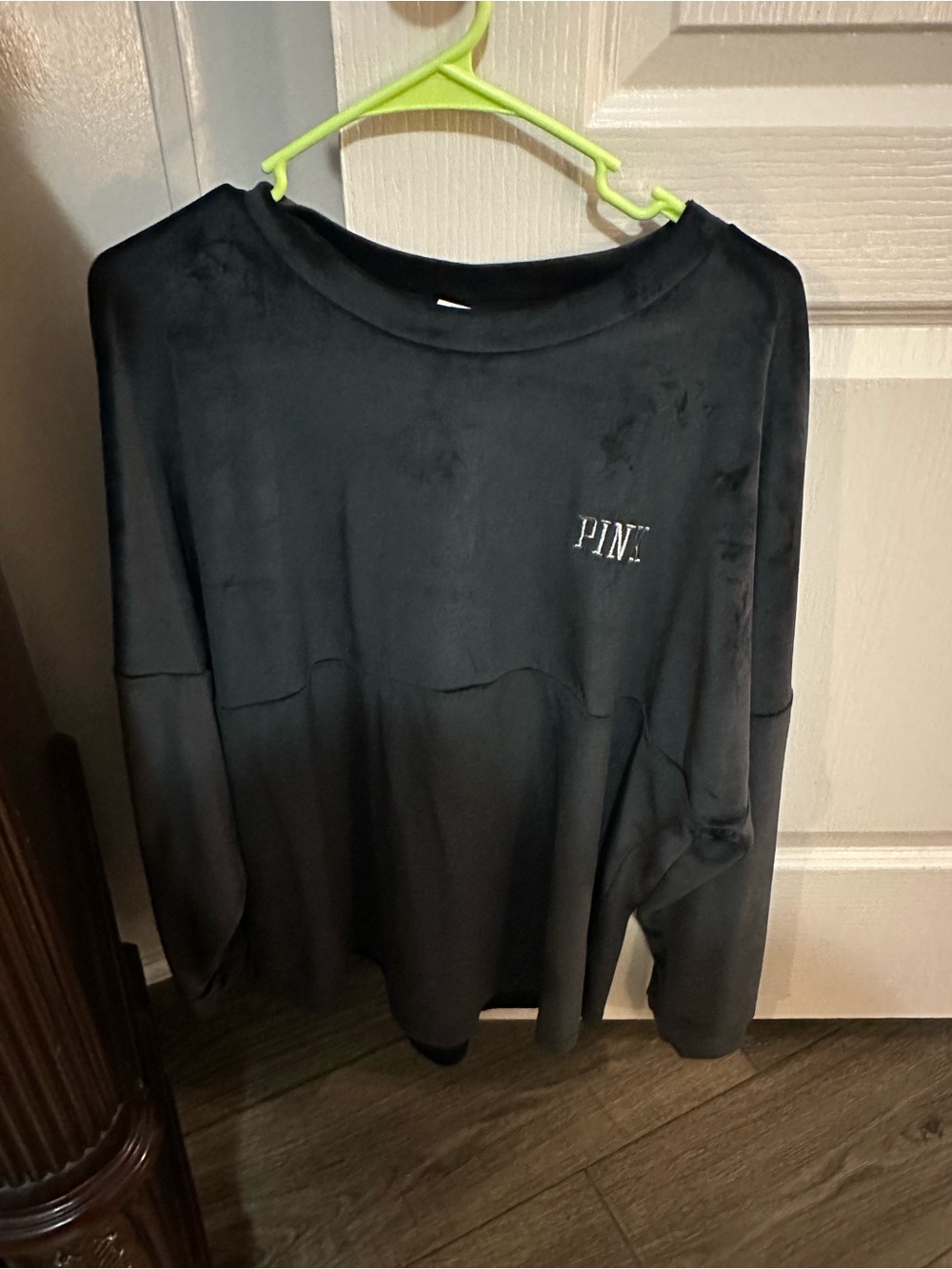 Victoria secret Love Pink Varsity velour pullover